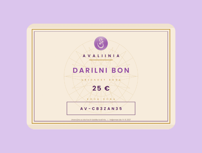 Darilni bon 25 €